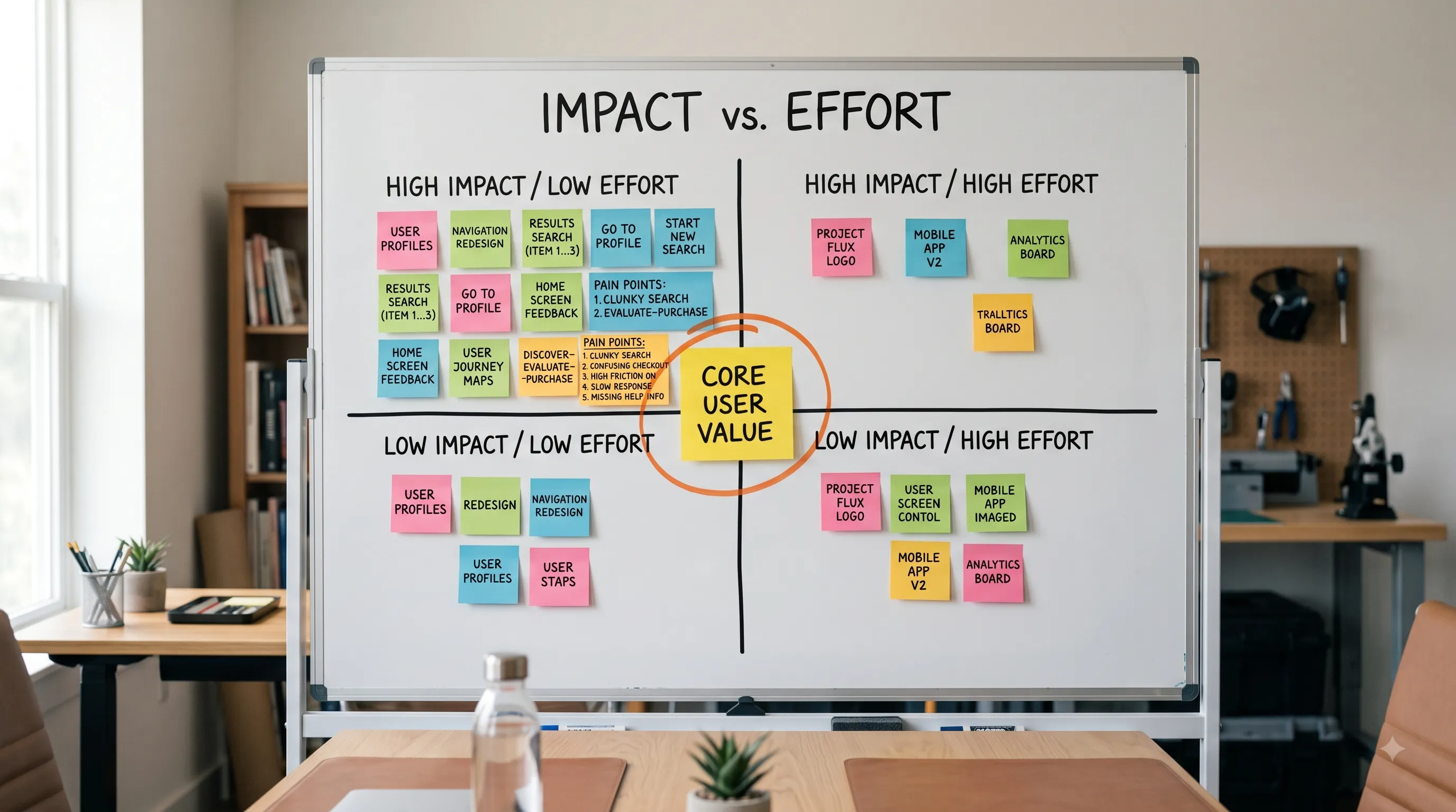 Strategy Whiteboard / Priority Matrix