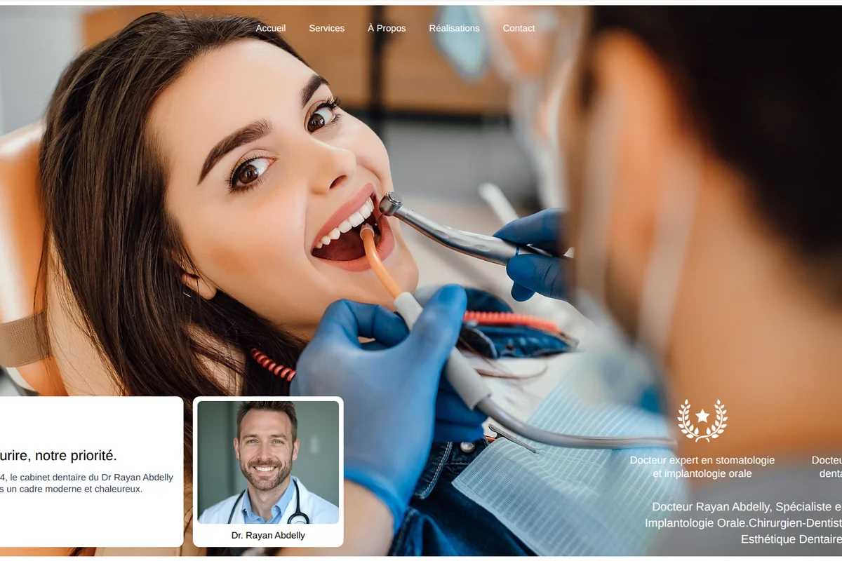 Screenshot of Doctor Booking Web Platform project